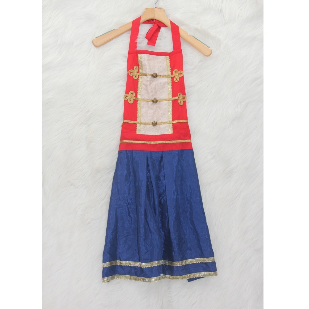 VTG Pier 1 Imports Christmas Nutcracker Majorette Hostess Apron Christmas